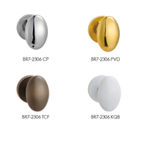 BR7-2306 Serrure invisible moderne en laiton pour porte, installation dissimulée, poignée de porte cachée pour mur de fond, intérieur de bureau