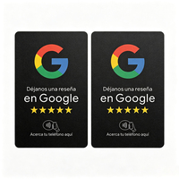 NFC-Karten für Google-Bewertungen TapFive RFID Mini-Tag Ntag213/215/216 Karten zur Google-Bewertungsförderung Wasserdichte PVC-Karten