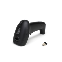 Precio industrial JingJie de mano USB inalámbrico 2D Android lector de código de barras 1D POS escáner negro 1 año de garantía para