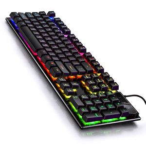 V4 Mechanical Hand Game Keyboard With Wired Backlight USB <b>Computer</b> <b>Accessories</b> - Product Image 1