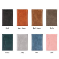 Dompet Kartu Magnetik Kulit PU Kompatibel dengan Magnet, Slot Multi-Kartu, Tempat Kartu Kredit untuk iPhone 17 Pro Max, Model Lipat Tiga