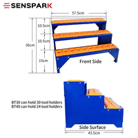 Chariot à outils CNC BT30 BT40 BT50, chariot de rangement pour porte-outils pour centre d'usinage, atelier SENSPARK