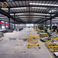 Bâtiment en structure métallique préfabriquée personnalisé, certifié CE, assemblage rapide, durable, atelier industriel, hangar d'usine
