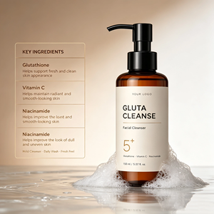 Limpiador Facial de Glutatión de Marca Privada, Fórmula con Vitamina C y Niacinamida, Cosméticos OEM ODM - Product Image 3