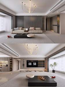 家具キャビネットJINGSHUNアパートテレビウォールユニットデザインリビングルームモダン内蔵フルハウスカスタマイズフリーデザイン - Product Image 5