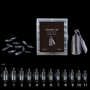 120pcs Full Cover <b>Nail</b> Dual Forms Quick Building Gel System <b>Extension</b> Mold Tips for <b>Nail</b> Art - Product Image 3