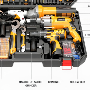 <span class=keywords><strong>BEHAPPY</strong></span> électricien dédié ensemble d'outils de quincaillerie domestique multifonction en plastique étanche - Product Image 2