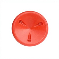 Nouveau Mangeoire Automatique en Plastique Rouge de Haute Qualité pour Poulets de Chair, Cailles et Volailles de Ferme, Capacité 1.5/2.5/3.5kg