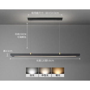 โคมไฟระย้าดีไซน์หรูหราสไตล์โพสต์โมเดิร์นขนาดใหญ่สำหรับโต๊ะอาหาร แสงไฟหรูหราสำหรับร้านอาหาร สำนักงาน และห้องน้ำชา - Product Image 2