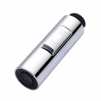 Robinet extractible de cuisine au design moderne tête anti-éclaboussures sortie d'eau télescopique aérateur de remplacement accessoires d'installation facile