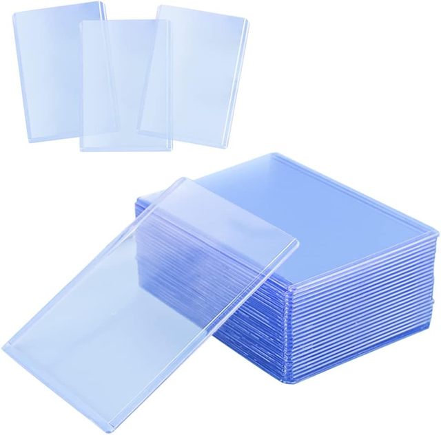 Card Protector PVC Waterproof Plastic Card Holder Transparent  Card Holder Protector Sleeves