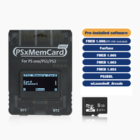 Bitfunx PSxMemCard Gen2 Sd2psXtd pour Stocker les Sauvegardes des Jeux PS1/PS2 pour PlayStation 1 PS One PlayStation 2 Accessoires de Jeux Rétro