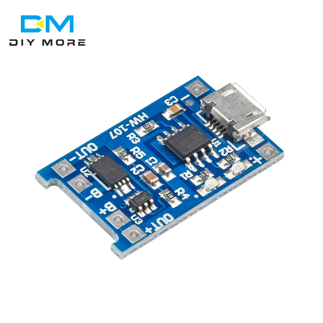 10pcs USB 5V 1A 18650 TC4056A Replace TP4056 Lithium Battery Charger Module Charging Board With Automatic Protection