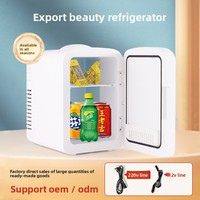 Mini réfrigérateur portable pour voiture 4L, matériau ABS, refroidisseur thermoélectrique, refroidissement jusqu'à 5°C, pour voiture et usage domestique