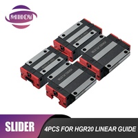 Bloc de guidage linéaire haute précision HLTNC HGH15CA 20CA 25CA 30CA 35CA 45CA 55CA 65CA avec palier coulissant pour machine CNC