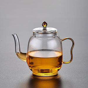 <span class=keywords><strong>Tetera</strong></span> <span class=keywords><strong>de</strong></span> Vidrio Transparente Ecológica <span class=keywords><strong>de</strong></span> 250 ml con Asa <span class=keywords><strong>de</strong></span> Vidrio y Tapa, Pequeña Capacidad, Diseño Moderno y Sencillo, Filtro Infusor <span class=keywords><strong>de</strong></span> Té, Regalo Empresarial - Product Image 6