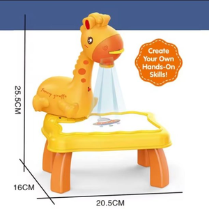 漫画の鹿24パターンアートペイントボード学習テーブル子供用お絵かきボードプロジェクターテーブルカラー塗装恐竜付き - Product Image 6