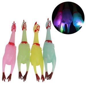 Nouveau jouet lumineux unique en forme de poulet hurlant, en plastique, pour la décompression et la ventilation - Product Image 1
