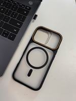 Coque de téléphone magnétique BAILI, style homme, bicolore, effet toucher peau, anti-goutte, pour iPhone 17 15 Pro – Vente en gros usine