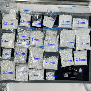 Fabrikverkauf Automatisch Geschnittene Runde Melee Synthetische Lose Melee Moissanit-Steine Schnelle Lieferung GRA-Zertifikat Moissanit - Product Image 2