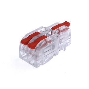 Bloque de terminales de palanca de 4 vías de conexión rápida, conector de cable de inserción de 32 A para tiras LED de 12 V y 24 V y cableado automotriz - Product Image 1