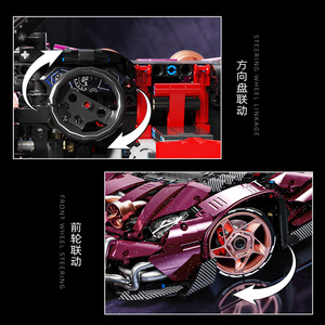 Lanborgigi <b>Building</b> <b>Block</b> <b>Set</b> 10542 Sports Car Model 3950 Pcs Mechanical Toy For Youth - Product Image 3