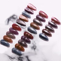 Poudre magnétique multi-usage 9D effet œil de chat, paillettes réfléchissantes, symphonie de couleurs, miroir, pour nail art, aimant UV Gel