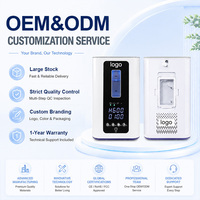 Máquina de Inhalación de Hidrógeno SPE PEM de Alta Pureza (99.99%), 900 ml/min, con Orejeras y Antifaces Gratuitos, Generador de H2 Portátil