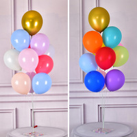 Nouvel ensemble de colonnes flottantes transparentes en plastique pour ballons, idéal pour les anniversaires, banquets, événements sportifs, décoration de fête avec base colorée