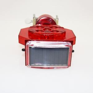 Luce solare a cono di traffico con Design a fiore di prugna Guardrail di notte luce di <span class=keywords><strong>segnale</strong></span> stroboscopica marina per cabine di Guardrail di notte - Product Image 3