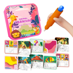 KS Magic Water Zeichen buch Wieder verwendbares Wasser Kinder STEM enthüllen Magic Water Painting Color ing Books - Product Image 1