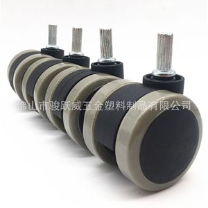 Swivel Caster 50mm Grey Durable Furniture Caster With Metal Stem For Office Chair And Furniture Use - Product Image 3