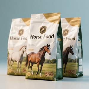 Usine d'Emballage Alimentaire à Impression Personnalisée Vente en Gros Recyclable <span class=keywords><strong>de</strong></span> Qualité Alimentaire Porc Vache Mouton Canard Sacs Oiseau Perroquet Cheval Sac d'Alimentation - Product Image 6