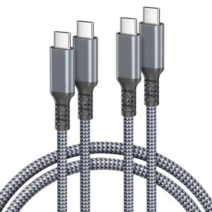 Cable Trenzado de Nailon Tipo C, 3A, Carga Rápida, Cable de Sincronización de Datos para Teléfono Móvil - Product Image 2