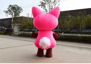 Özelleştirilmiş yüksek kaliteli PVC şişme fox dekorasyon için promosyon - Product Image 5