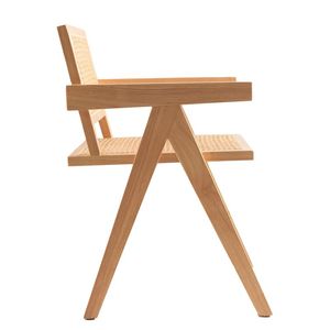 Chaise de salle à manger en bois de <span class=keywords><strong>fauteuil</strong></span> de meubles de restaurant en osier naturel de haute qualité <span class=keywords><strong>avec</strong></span> <span class=keywords><strong>accoudoir</strong></span> - Product Image 3