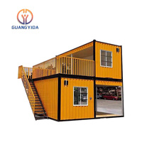 Conteneur économique de jardin de petite Structure en acier, 3 étages, Portable, pré-assemblée, maison