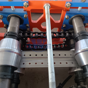 Automatic Storage Rack Pillar Upright Post Steel Roll Forming Making Machine - Product Image 3