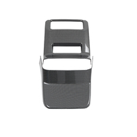 Pour Toyota Land Cruiser 250 LC250 Prado 2024-2026, garniture de protection de la console centrale en fibre de carbone, couvercle de la sortie d'air arrière, ensemble complet