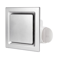 Ventilateur d'extraction électrique monté au plafond de 12 pouces pour panneau avant argenté pour cuisine salle de bain Ventilation OEM pour Ventilation