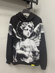 Vente chaude Top Qualité 100% Coton C'EST UN BEAUCOUP DE COUPH SIROP High Street Alphabet Trendy Brand Loose Casual Hoodie - Product Image 2