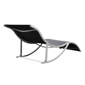 Sillón Reclinable Ergonómico de <span class=keywords><strong>Gravedad</strong></span> Cero con Estructura de Aluminio Resistente a la Intemperie para Patio o Jardín - Product Image 2