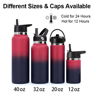 Tùy Chỉnh 32Oz 40Oz Đôi Tường Chân Không Flask Cách Điện Thép Không Gỉ Thể Thao Chai Nước Chai Nước Với Odm Khóa Nắp - Product Image 2