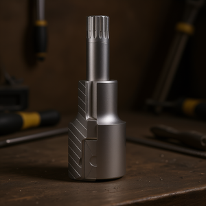 ประแจกระบอกเฟอร์วีพร้อมหัวเสียบแบบมีร่อง ความยาว L เส้นผ่านศูนย์กลาง D2 - Product Image 3