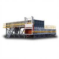 Stations de transfert de déchets à compression directe horizontale de taille moyenne à grande, type split, mobiles, insonorisées, électriques 380V