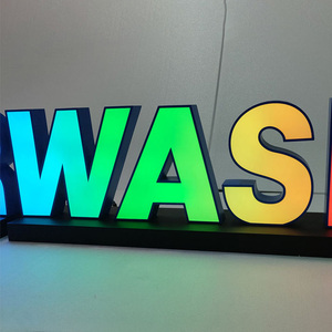 Insegna LED Retroilluminata Personalizzata per Esterni SJBT, Insegna Aziendale, Logo Personalizzato per Parete di Ricezione - Product Image 1
