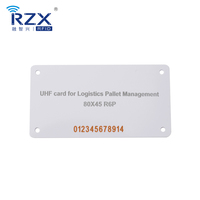 Etiqueta RFID UHF de tamaño y Chip personalizado a prueba de agua con número de láser/código de barras/Código QR, inventario de lotes