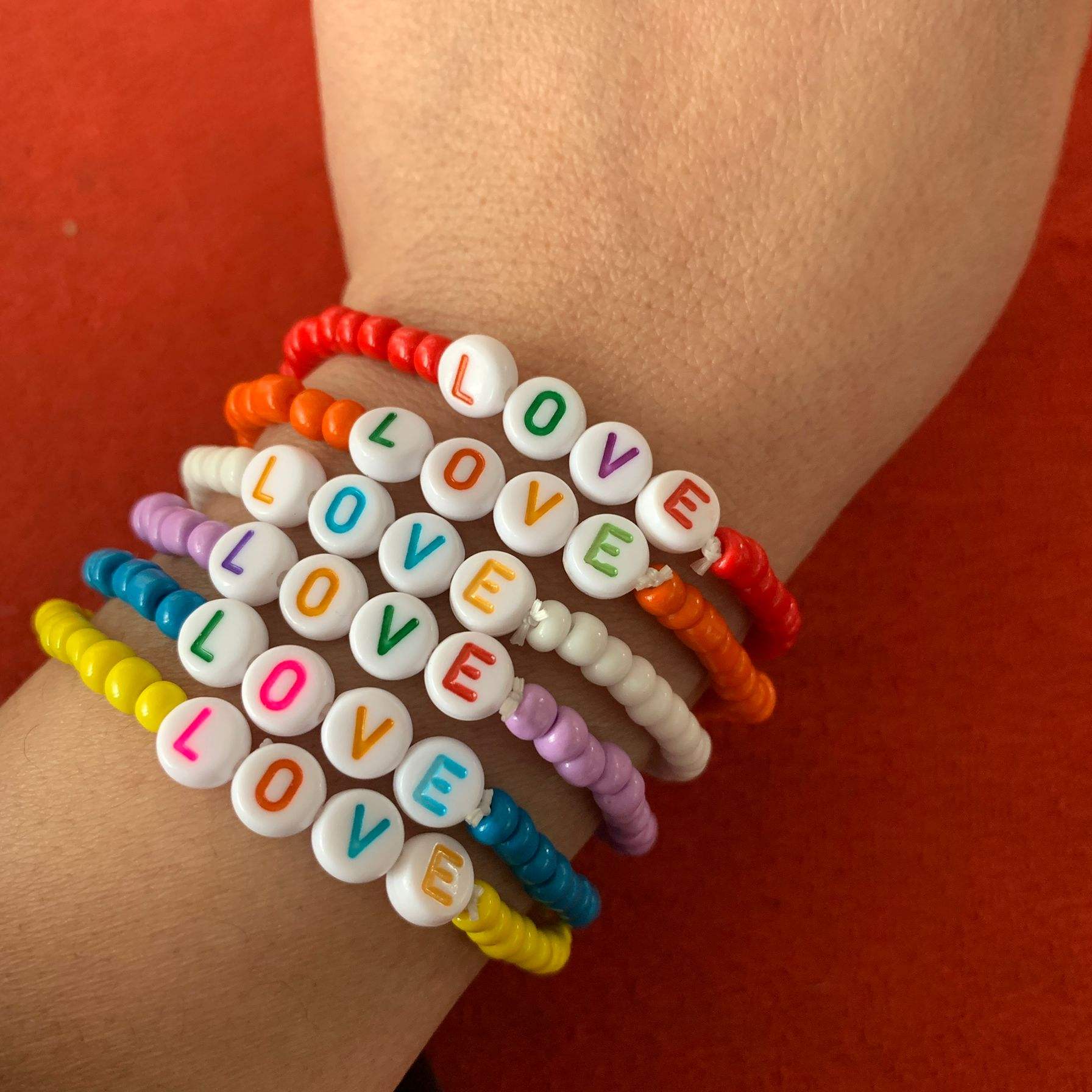 Friendship Bracelet Letter Bead Bracelets Vsco Vsco Letter Bead