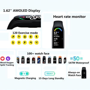 <span class=keywords><strong>Xiaomi</strong></span>-Reloj inteligente <span class=keywords><strong>Mi</strong></span> <span class=keywords><strong>Band</strong></span> <span class=keywords><strong>7</strong></span>, Original, Pantalla AMOLED de 1,62 pulgadas, nuevo - Product Image 2