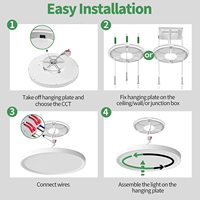 Lampu Panel LED Sensor Radar Microwave 18W Modern Ramah Lingkungan Ultra Tipis 300mm*24mm dengan Driver Terintegrasi untuk Pemasangan di Permukaan